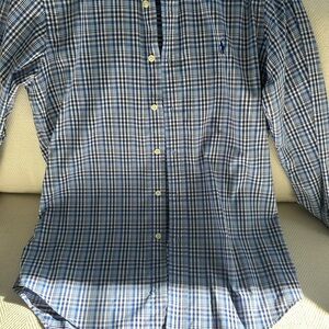 Polo Ralph Lauren Blue Plaid Casual Shirt